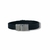 PULSEIRA DE COURO PRETO NÃO AJUSTÁVEL 1 TIRA LISA (PAUS CROMADO) - Vigorblend