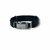Imagem do PULSEIRA DE COURO PRETO AJUSTÁVEL (CAMINHO+VERDADE+VIDA ESCOVADO)