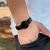 PULSEIRA DE COURO PRETO AJUSTÁVEL (SÃO BENTO PRETO)