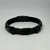 PULSEIRA PRETA DE COURO AJUSTÁVEL PLUG MAGNÈTICO CROMADO (INFINITO PRETO)