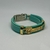 PULSEIRA DE COURO AJUSTÁVEL ENGATE RAPIDO VERDE TIFFANY (ROUTE 66) - comprar online