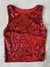 Musculosa lentejuelas - comprar online