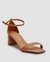 Sandália feminina salto médio fivela 6430 101 bege | Vizzano - comprar online