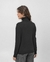 Blusa feminina de tricot canelado gola alta e manga longa preta | Pool Basics - comprar online
