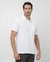 Camisa polo masculina regular lisa branca | Pool Basics