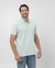 Camisa polo masculina regular lisa verde | Pool Basics
