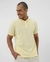 Camisa polo masculina regular lisa amarela | Pool Basics
