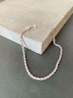 PULSEIRA CORDÃO BAIANO - BANHADO A PRATA 925 - comprar online