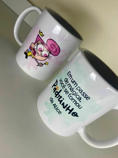 Canecas Para Dindos Padrinhos Mágicos - Cereja Personalizados