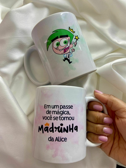 Canecas Para Dindos Padrinhos Mágicos