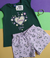 Imagem do Conjunto Infantil Feminino I Love You Com Flores