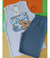 Conjunto Teddy Masculino Infantil Skate Branco