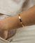 Bracelete Semijoia Aro Liso - Ouro - comprar online