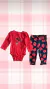 Conjunto Carters Frutilla