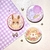 Bottons 5,5cm Holográficos | Eevee | Doguin | Coelhinho - comprar online