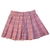 FALDA TABLEADA CUADRILLE ROSA