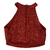 TOP ROJO LENTEJUELAS - comprar online
