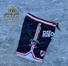 Short Basquet River Negro Borrachos Del Tablon 14 - comprar online