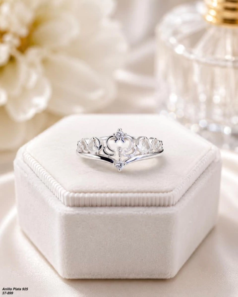 Anillo corona Plata 9.25 37-899