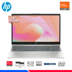 LAPTOP HP 14-EM0009LA AMD RYZEN 5 7520U, 16GB DDR5, SSD 512GB, 14" FHD