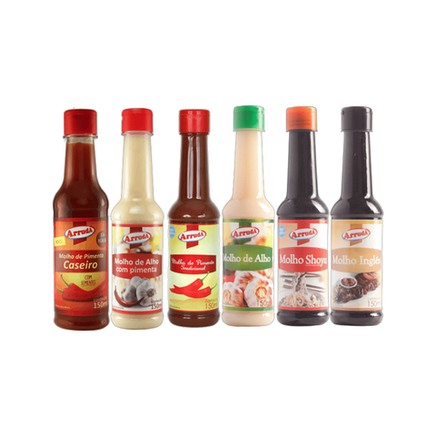 Combo de Molhos Clássicos Arruda 150mL