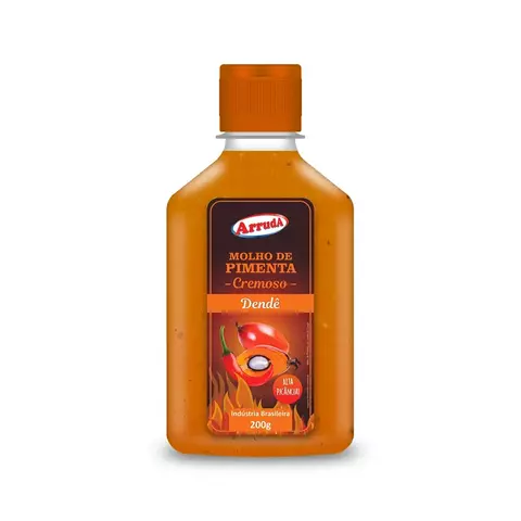 Molho de Pimenta Cremoso com Dendê Arruda 200g