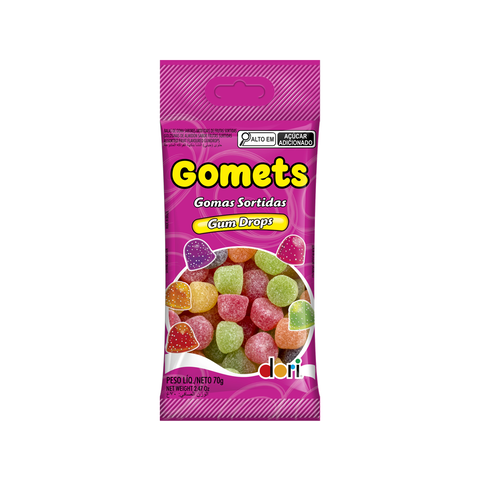 Gomets Gum Drops Gomas Sortidas DORI 70g