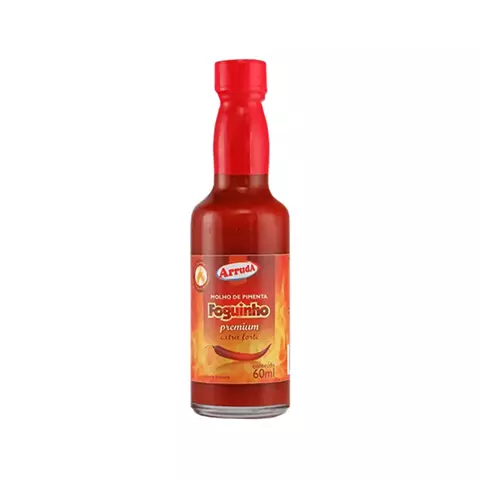 Molho de Pimenta Foguinho Premium Arruda 60mL