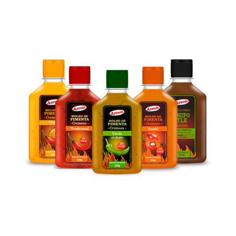Combo Molhos de Pimenta Cremosos Arruda