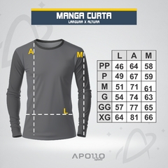 KIT 6 CAMISETAS MANGA LONGA EXTREME - MOD ADV 9 - Apollo Personalizados