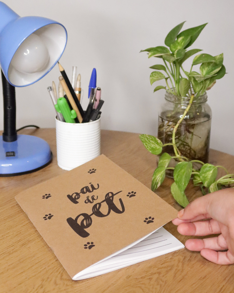 Caderno Pautado A5 Pai de Pet
