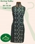 Vestido Hering Preto Branco Tribal s Manga mid Malha - comprar online