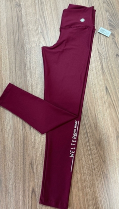 Legging Básica Bordó