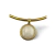 Colar Aro Pingente Pedras Naturais - comprar online