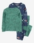 Kit de Pijamas Carter's 4pçs Menino Manga Longa Calça -Verde Dinossauro - comprar online