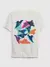 Camiseta Infantil GAP Manga Curta Surf Branca na internet