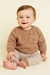 Conjunto Infantil Carter's 3pçs Menino com Body, Calça e Moletom em Sherpa