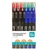 Kit com 12 Marcadores Permanentes Ponta Ultra Fina