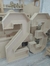 LETRA o NUMERO 3D 1 METRO DE ALTO . Cod.532