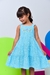 Vestido bordado azul