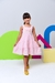 Vestido bordado rosa bebê - comprar online