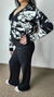 Cardigan flowers Black - Jade store