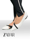 Sapatilha Zadar Branca com Preto