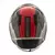 Casco MAC Bass Zorska Negro / Rojo / Brillo - Andina