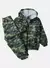 Imagem do Conjunto Inf Menino Corta Vento com Capuz Militar Verde ref. 445