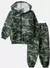 Conjunto Inf Menino Corta Vento com Capuz Militar Verde ref. 445