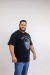 Camiseta Masculina Plus Size Estampada Preta 017 na internet