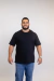 Camiseta Plus Size Masculina Básica Preta - comprar online