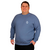 Moletom Raglan Sem Capuz Azul Claro - comprar online