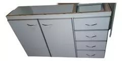 Bajo mesada 1.50 con Aluminio